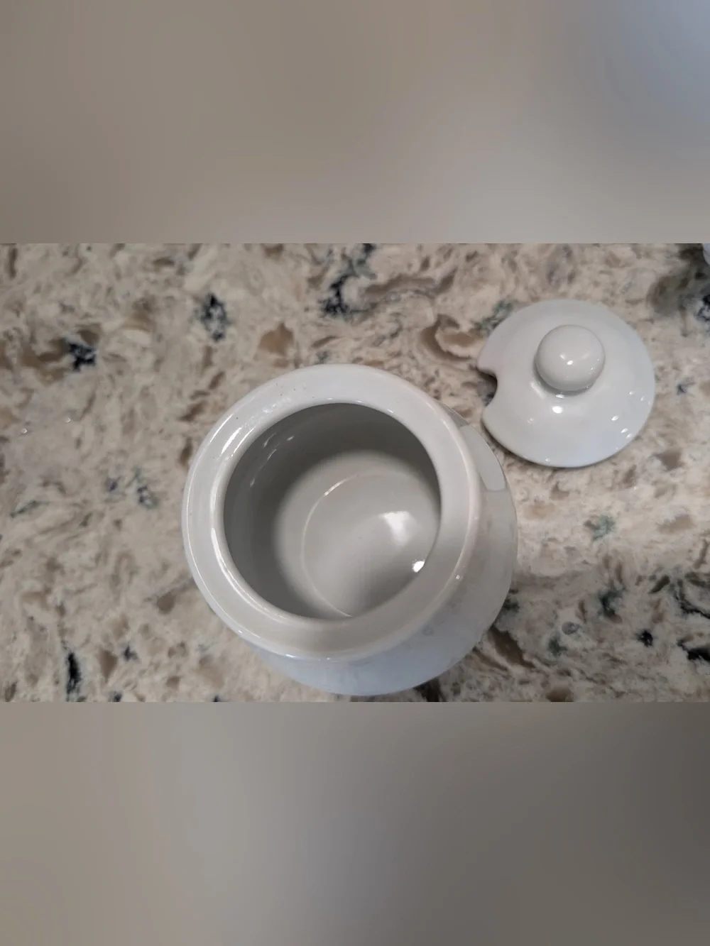 Basic White Ceramic Creamer and Sugar Bowl Set